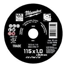 DISCO DE CORTE 115X1MM MILWAUKEE 4932479577