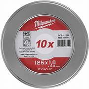 DISCO INOX 125X1 10U.MILWAUKEE
