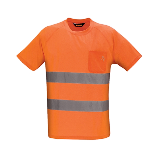 CAMISETA ALTA VISIBILIDAD NARANJA KAPRIOL T.L