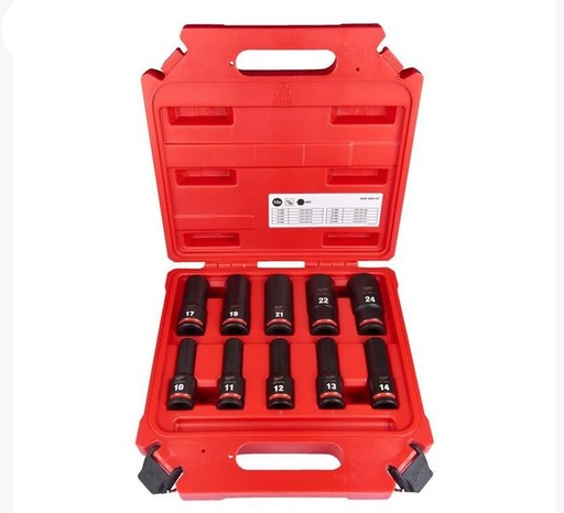 [S0000155] ESTUCHE 10 VASOS LARGOS 4932480457 MILWAUKEE