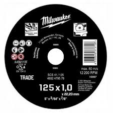 DISCO DE CORTE 125X1MM MILWAUKEE 49324795778