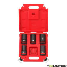 ESTUCHE DE 5 VASOS LARGOS 1" MILWAUKEE 4932498752